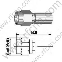 SMC Male dla złącza RG402 RF