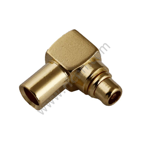MMCX Mężczyzna Kąt prawy Crimp dla RG405 PCB RF Złącze