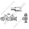 SSMB Female Edge Mount do złącza RF PCB