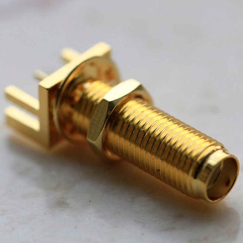 SMA Female Bulkhead Edge Mount na złącze RF PCB