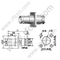 BNC Female Clamp Flange do złącza RG174 RF