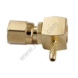 SMC Female Right Angle Crimp dla złącza RG178 RF