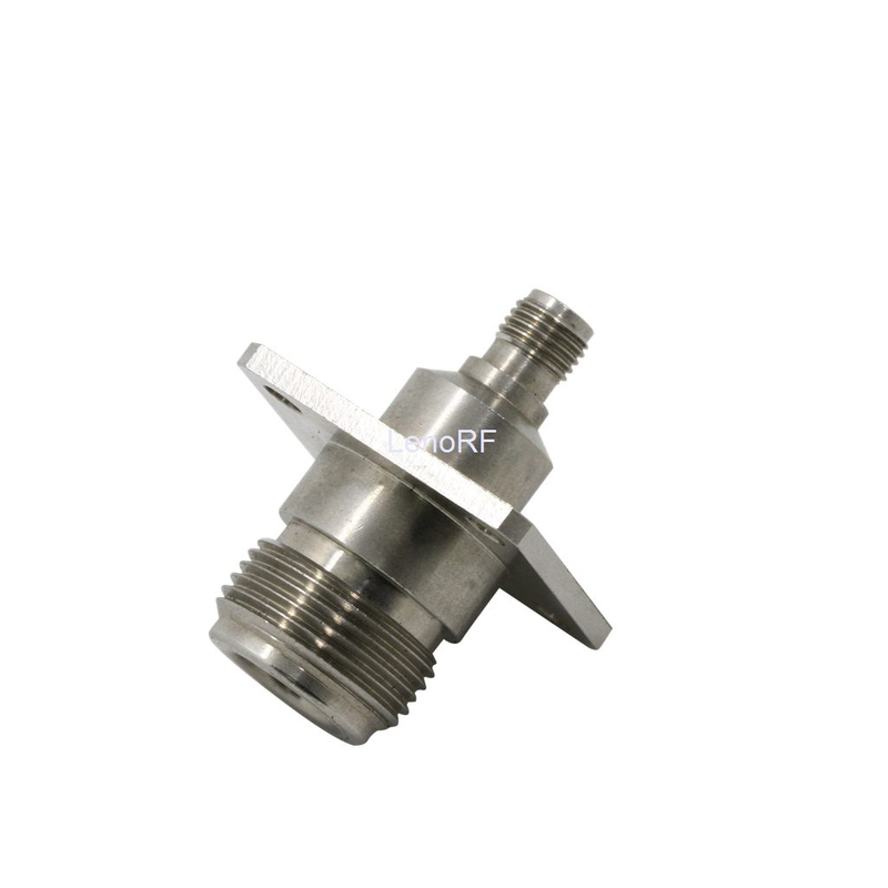 N Jack do SMA Jack Flange Mount RF Adapter